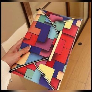Color Block Clutch